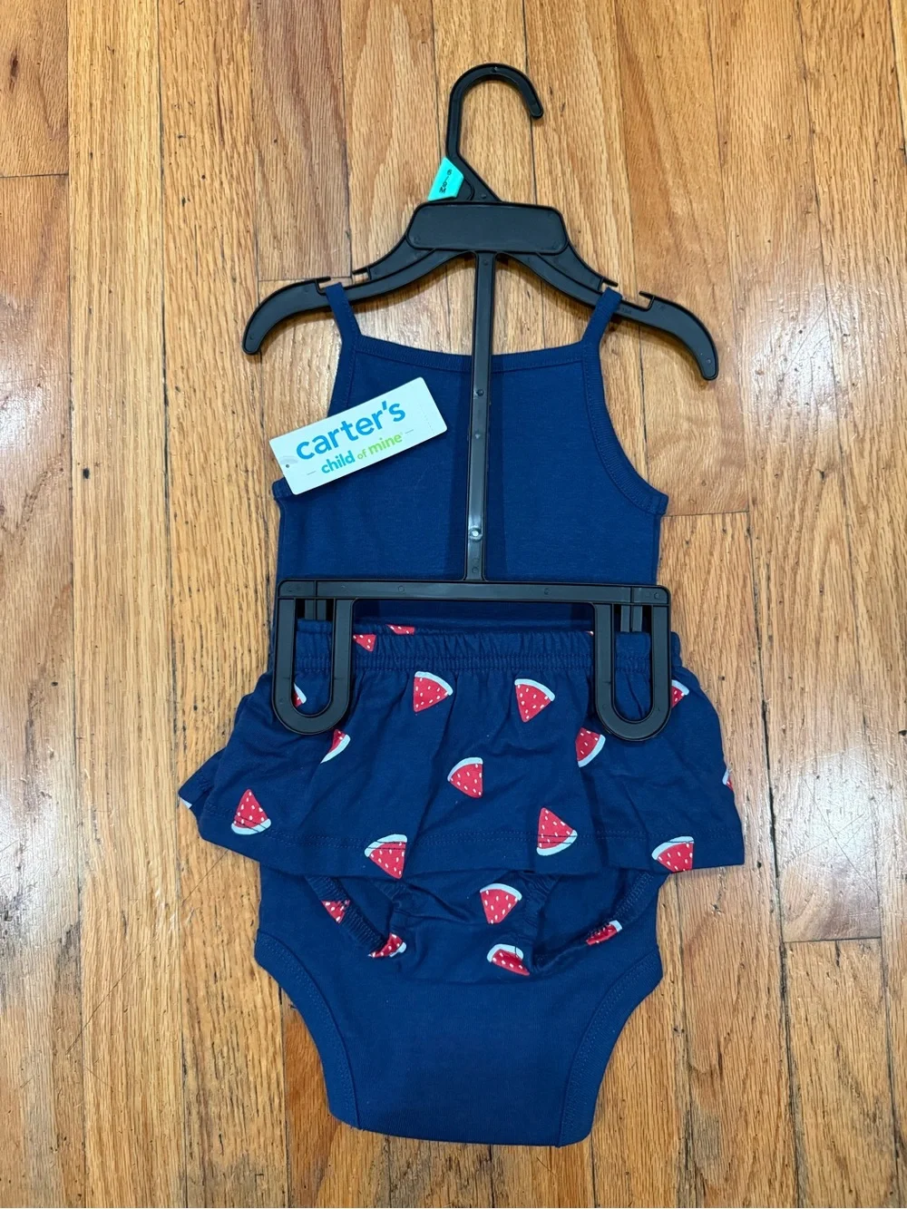 Carter's Navy Infant Onesie with White Print